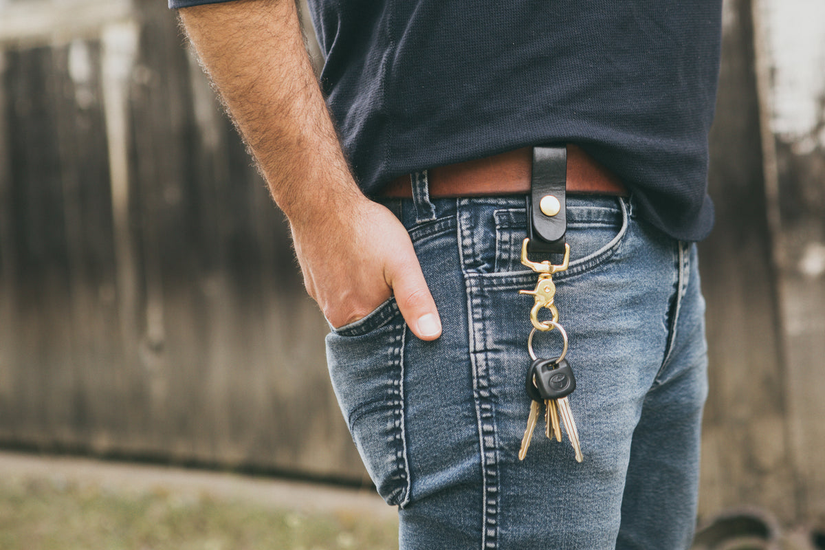Trigger Snap Key Fob Colladay Leather