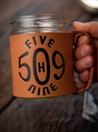 Five-Oh-Nine Leather Mug