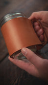 Lodgepole Pine Tree Leather Mug