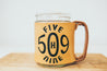 Five-Oh-Nine Leather Mug