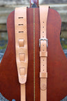 Option for nine slot or buckle adjustment style guitar strap