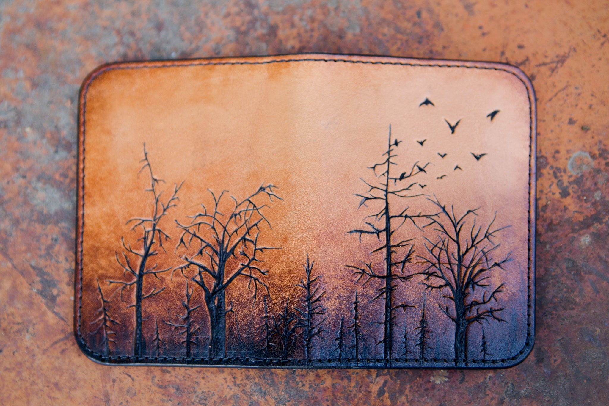 Silent Forest Bifold Wallet – Colladay Leather